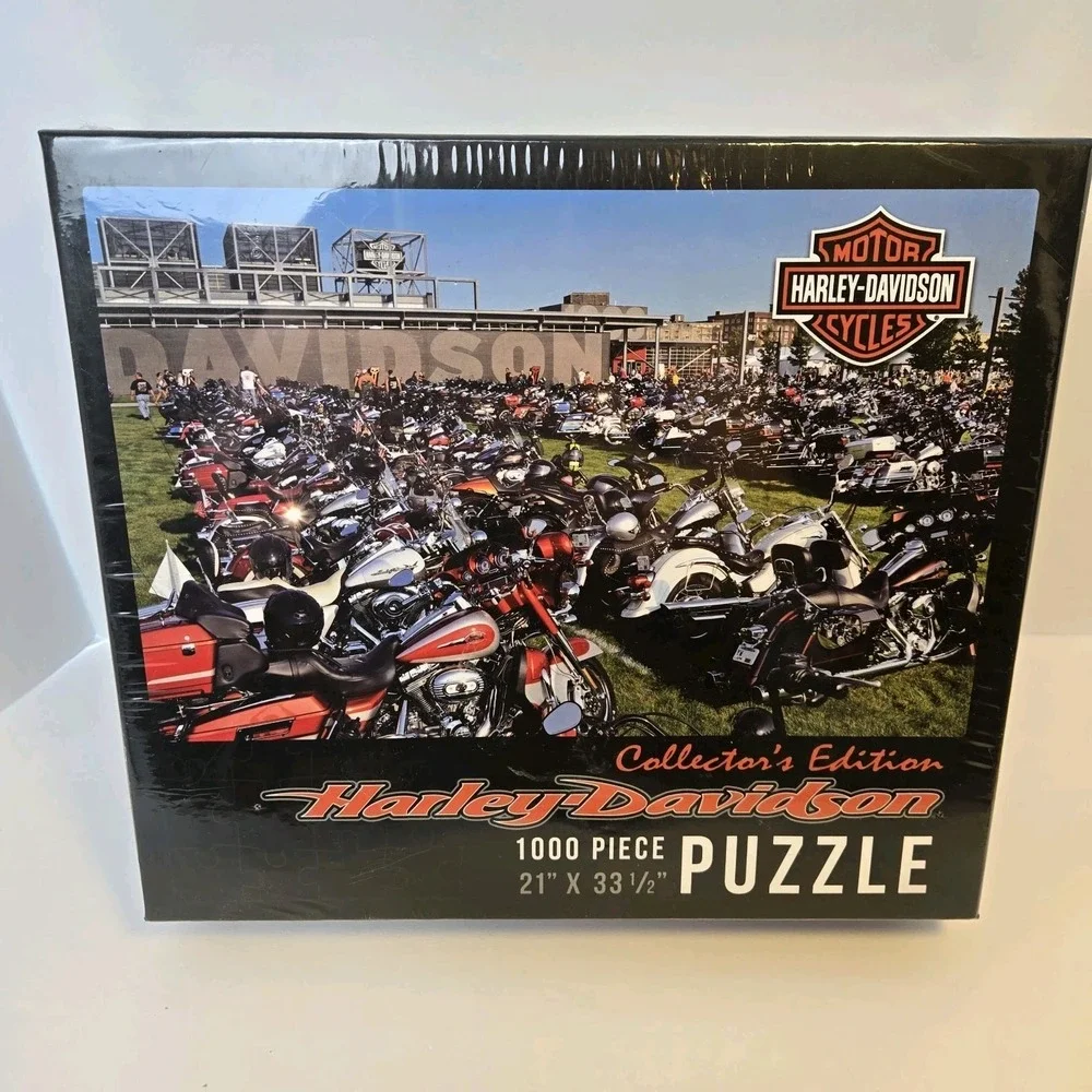 Harley Davidson Bike Lot  Collectors Edition 1000 Piece Puzzle New Sealed 2015